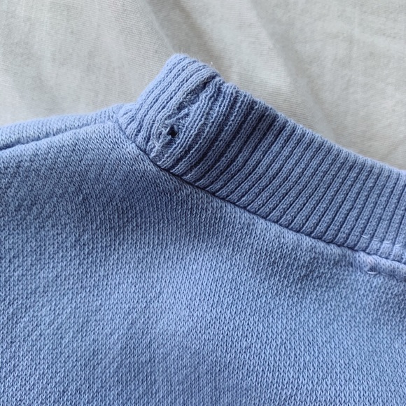 Brandy Melville Erica Sweatshirt Light Blue - Picture 3 of 4